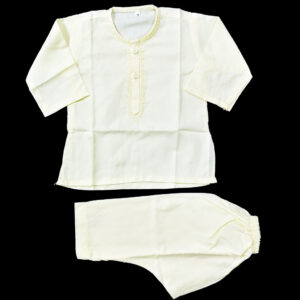 Round-Neck-Kurta-Shalwar-Cream
